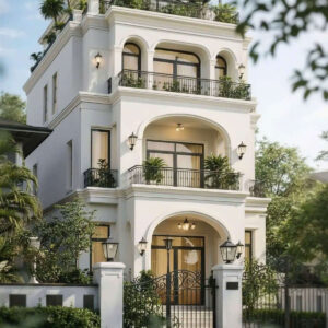 Biệt thự 4 tầng cao cấp