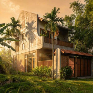 Alternative view of Nhà cấp 2 tầng thân thiện thiên nhiên