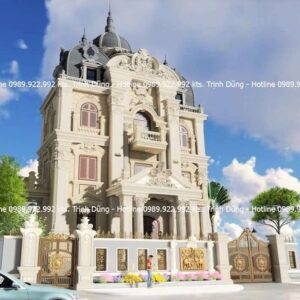 Mẫu siêu dinh thự 4 tầng