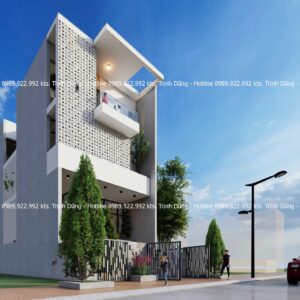 Alternative view of Mẫu nhà phố 4 tầng hiện đại