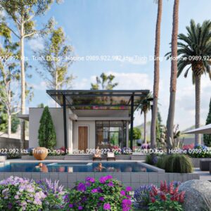 Biệt thự nhà vườn nghỉ dưỡng độc bản